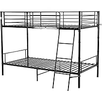 Amazon｜2段ベッド 大人 二段ベッド シングルベッド ロフト